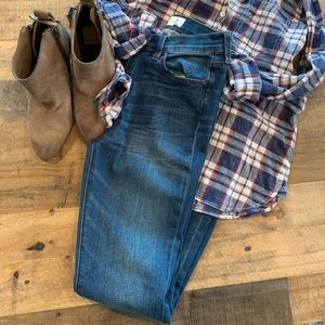 J.Crew Petite Lookout High Rise Skinny Jeans 25P